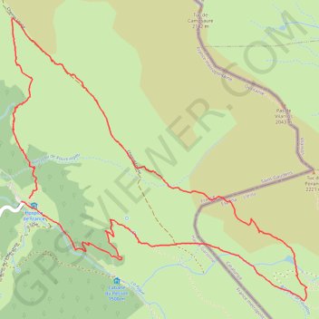 Luchon - Roumigau - Espagne GPS track, route, trail