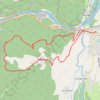 Les Balcons de Yenne GPS track, route, trail