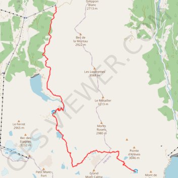 Mardi Prafleuri GPS track, route, trail
