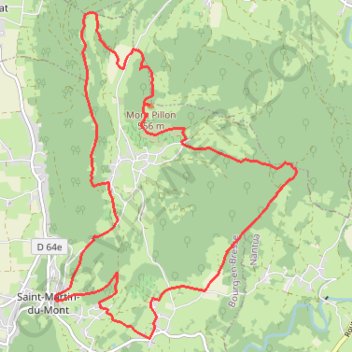 Soblay - Croix de la Dent GPS track, route, trail