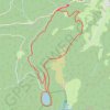 Pentes rocheuses au Pied du Grand Ballon, Alsace GPS track, route, trail
