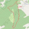 Itinéraire de rando "Le Pic Saint Cyr" GPS track, route, trail
