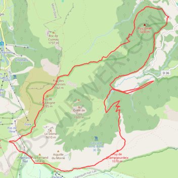 Murol - Vallée de Chaudefour et Sancy GPS track, route, trail