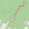 Cascades du Bassin Bleu et de la Parabole GPS track, route, trail