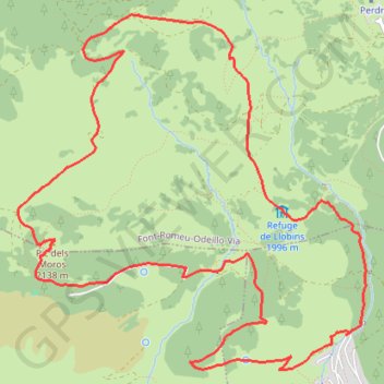 Le Pic dels Moros GPS track, route, trail