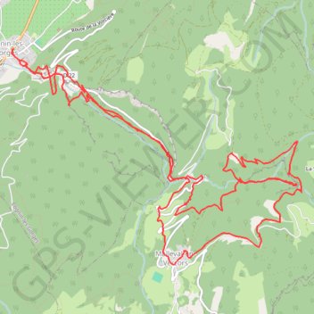 Cognin les Gorges (38) GPS track, route, trail