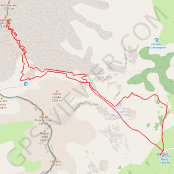 Grand ferrand GPS track, route, trail