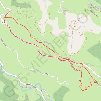 Crêtes d'Armiaga - Sudurutze - Dolmens GPS track, route, trail