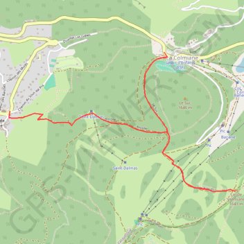 G4 LA COLMIANE - Saint DALMAS GPS track, route, trail