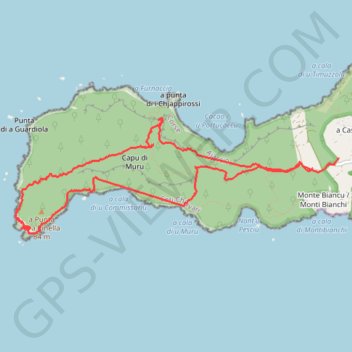 Capu di muru GPS track, route, trail