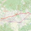 De Montecatini Terme à Lucques GPS track, route, trail