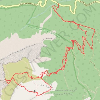 Granier - Pas de la porte GPS track, route, trail