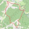 Autour de Salavas GPS track, route, trail
