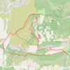 Le marbre de la Sainte-Victoire GPS track, route, trail