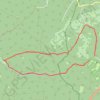 Randonnée nature à Mochamps (Saint-Hubert) GPS track, route, trail
