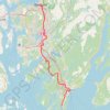 001: Bergen – Halhjem (Developed with signs) GPS track, route, trail