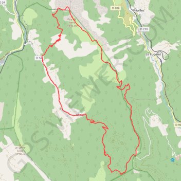 Puy de Rent GPS track, route, trail