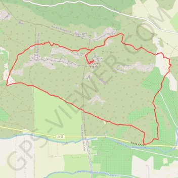 Alpilles : tour des Opies GPS track, route, trail