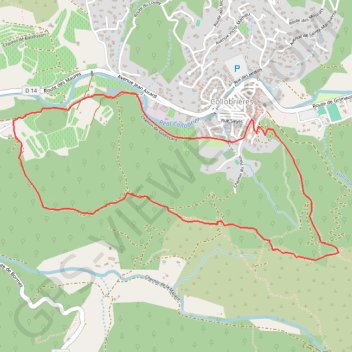 Collobrières - Sentier botanique GPS track, route, trail