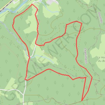 Chemins du Cœur des Vosges - Bois Banis GPS track, route, trail