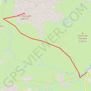 Pic du Peyreget GPS track, route, trail