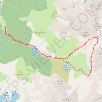 Plagne Vaumard, Passage Brabant GPS track, route, trail