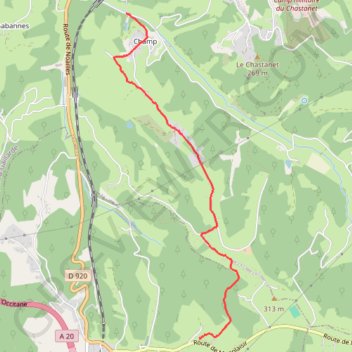 De la vallée de Planchetorte à Noailles GPS track, route, trail