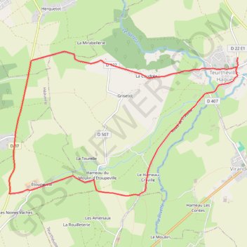 Teurthéville 2024 GPS track, route, trail