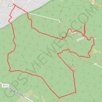 Fontainebleau Epine GPS track, route, trail
