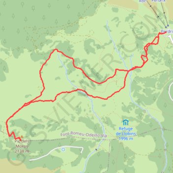 Pic Moroux GPS track, route, trail