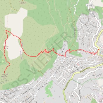 Baou de la Gaude GPS track, route, trail