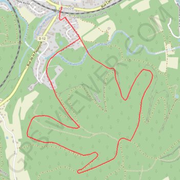 Chemins du Pays d'Épinal, Cœur des Vosges - La Houaye GPS track, route, trail