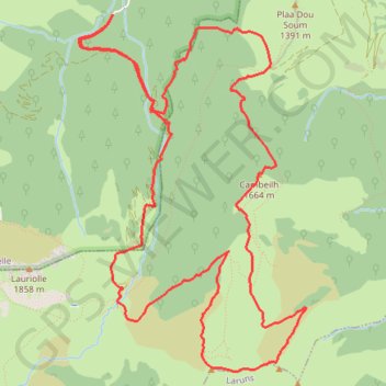 Circuit des Cinq Monts GPS track, route, trail