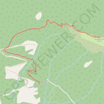 Elk Mountain GPS track, route, trail