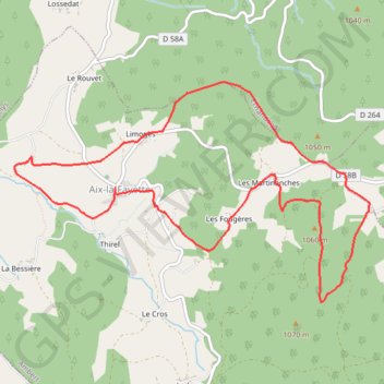 La Fayette Ruisseau GPS track, route, trail