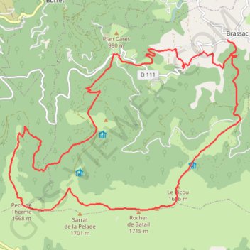 Picou_perso_1 GPS track, route, trail