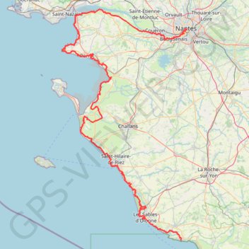 Nantes Cyclisme GPS track, route, trail