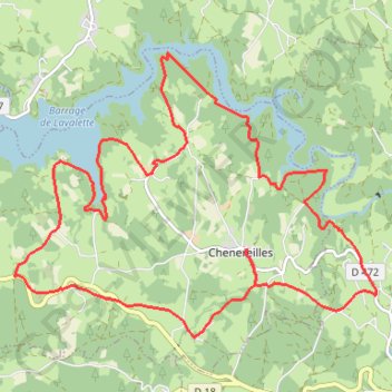 Le Velay des 3 Rivières - La Borie - Chenereilles GPS track, route, trail