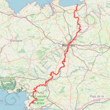 GR39 GPS track, route, trail