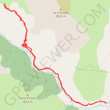 Chalet CHAZAL GPS track, route, trail