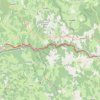 Via Arverna - Chemin de Compostelle - Étape 14 - Laroquebrou - Camps-Saint-Mathurin GPS track, route, trail