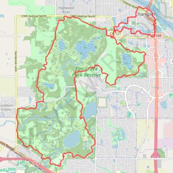 Champlin Cycling GPS track, route, trail