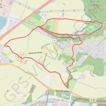 Vauhallan GPS track, route, trail