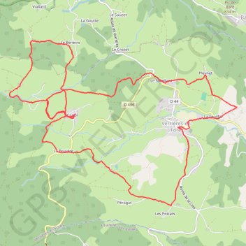Auberge de Conol GPS track, route, trail