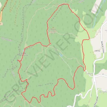 Autour du Bois de Glaize - Montagne du Tournier GPS track, route, trail