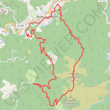 Bearmanrunroute2022/1or2laps GPS track, route, trail