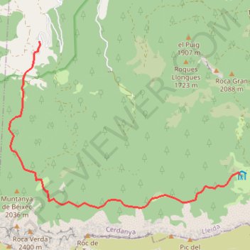 D'Estana à Prat d'Aguilo GPS track, route, trail