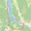 Tour des Passerelles du Monteynard GPS track, route, trail