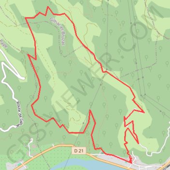 Le petit Merle GPS track, route, trail