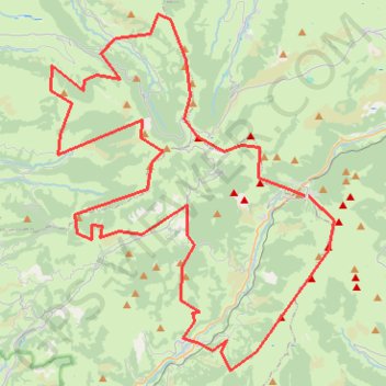 Petit Tour du Volcan Cantalien GPS track, route, trail